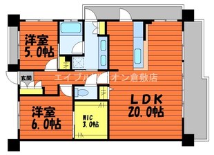 サーパス倉敷鶴形の物件間取画像